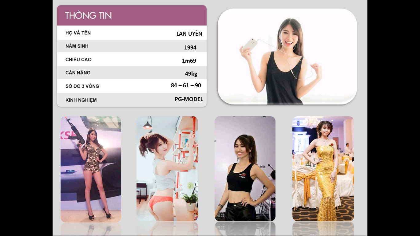 CUNG CẤP PG MODEL TP HCM