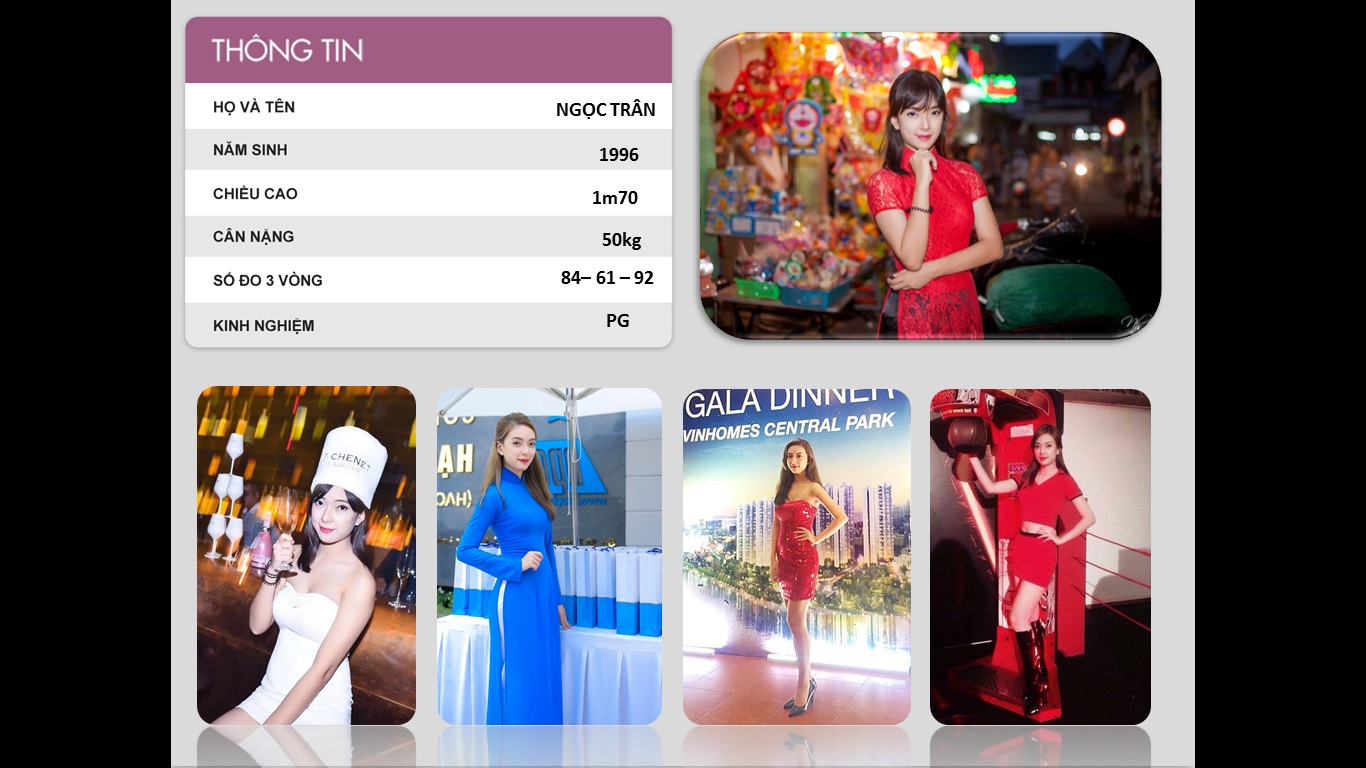 CUNG CẤP PG MODEL TP HCM